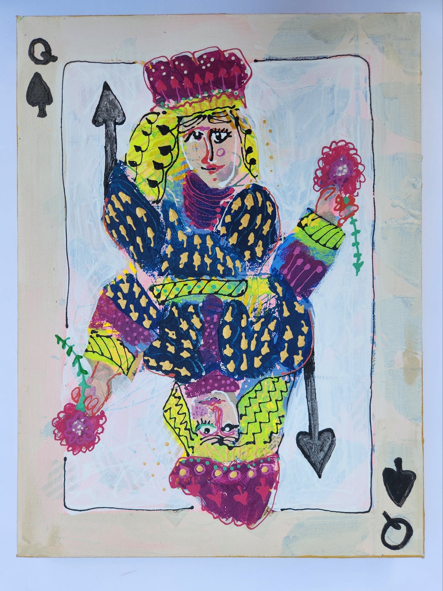 Queen of Spades (on Canvas)