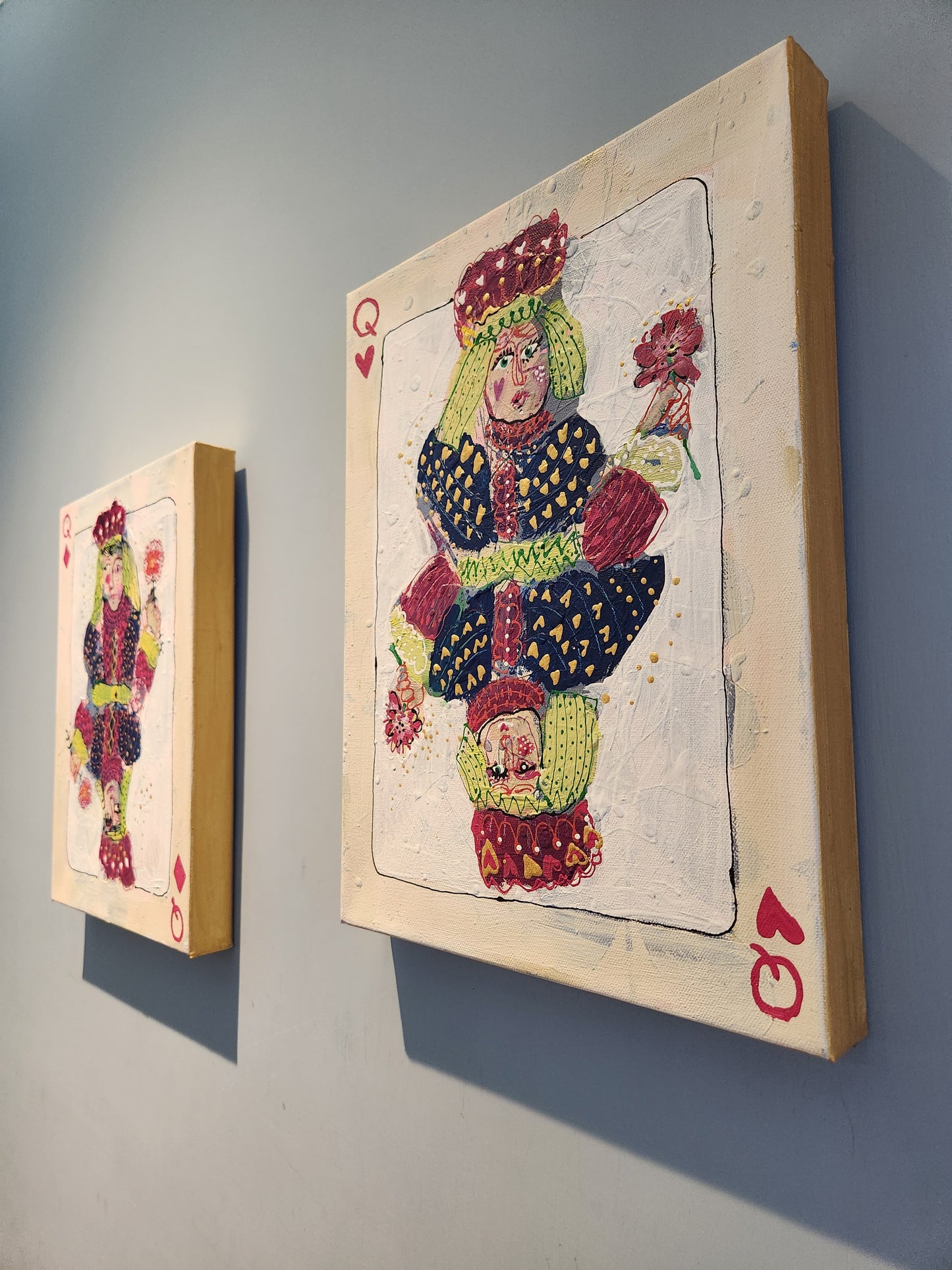 Joker – Queen of Hearts (on Canvas)