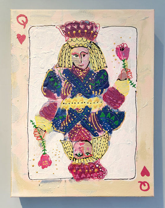 Queen of Hearts (on Canvas)