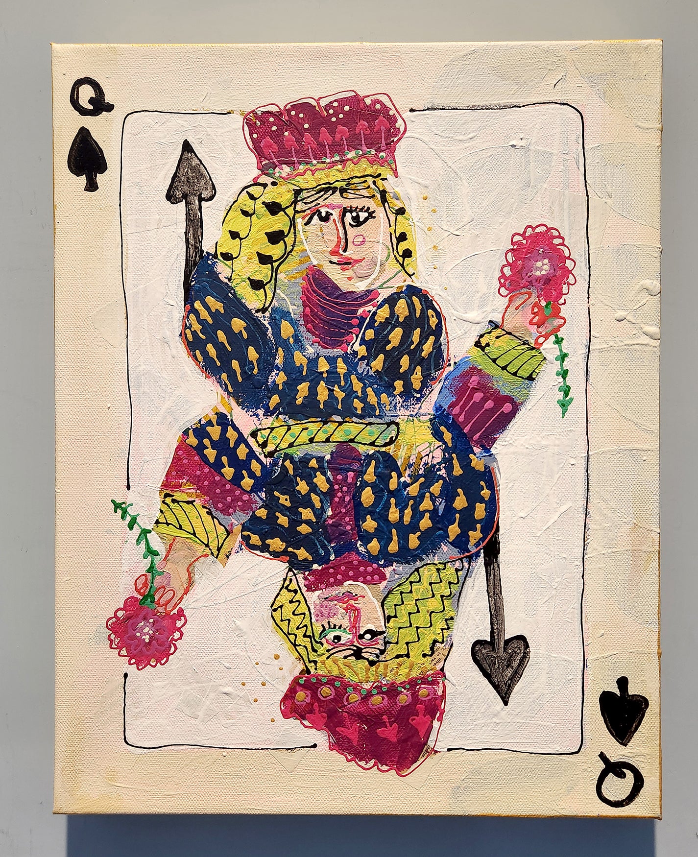 Queen of Spades (on Canvas)